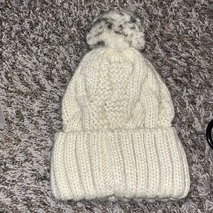 Beige beanie